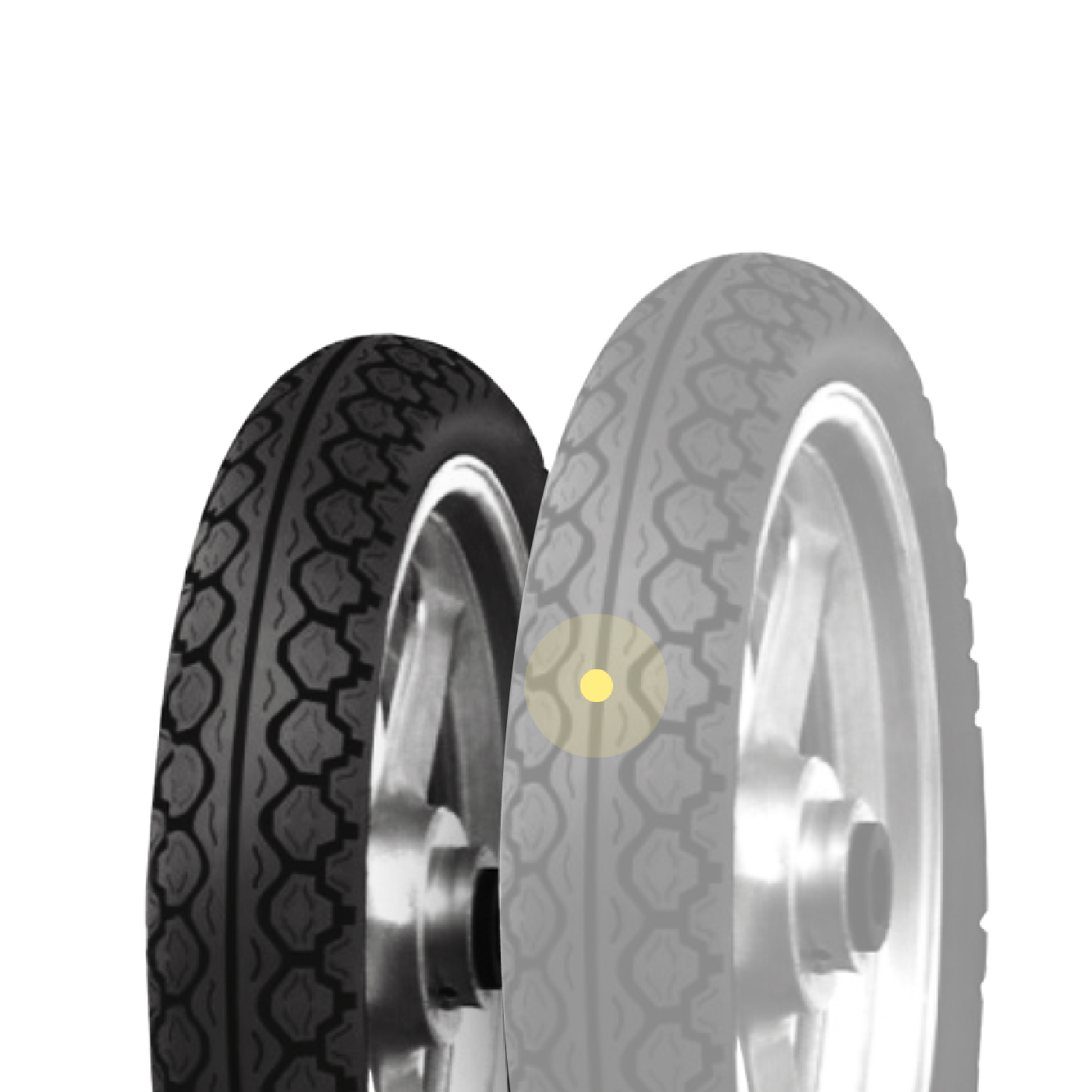 80/100-14M/C REINF 49L MT15F PIRELLI - Imagen 3